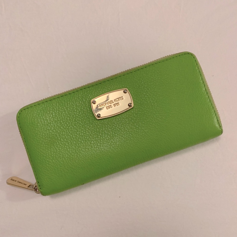 Michael Kors Lime/Kelly Green wallet